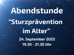 Abendstunde &quot;Sturzprävention&quot;