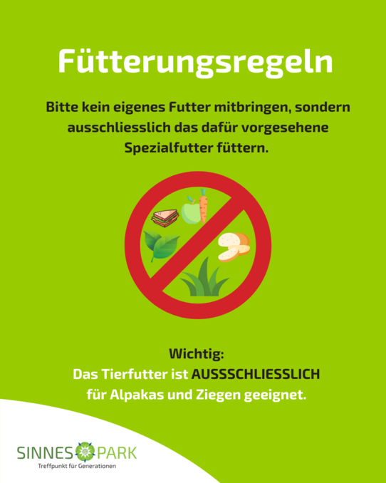 Regeln für Tierparkbesucher/innen